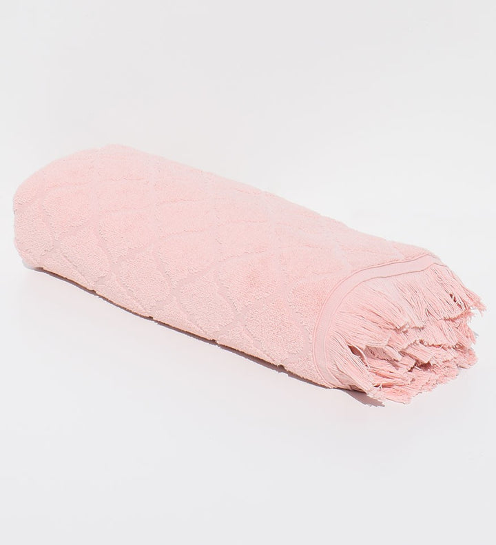 Draps de bain  Elyssa saumon 