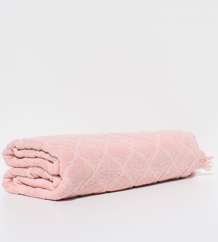 Draps de bain  Elyssa saumon 