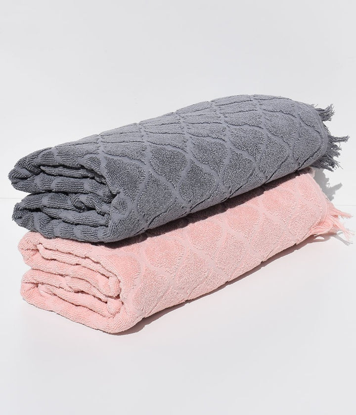 Draps de bain  Elyssa gris 