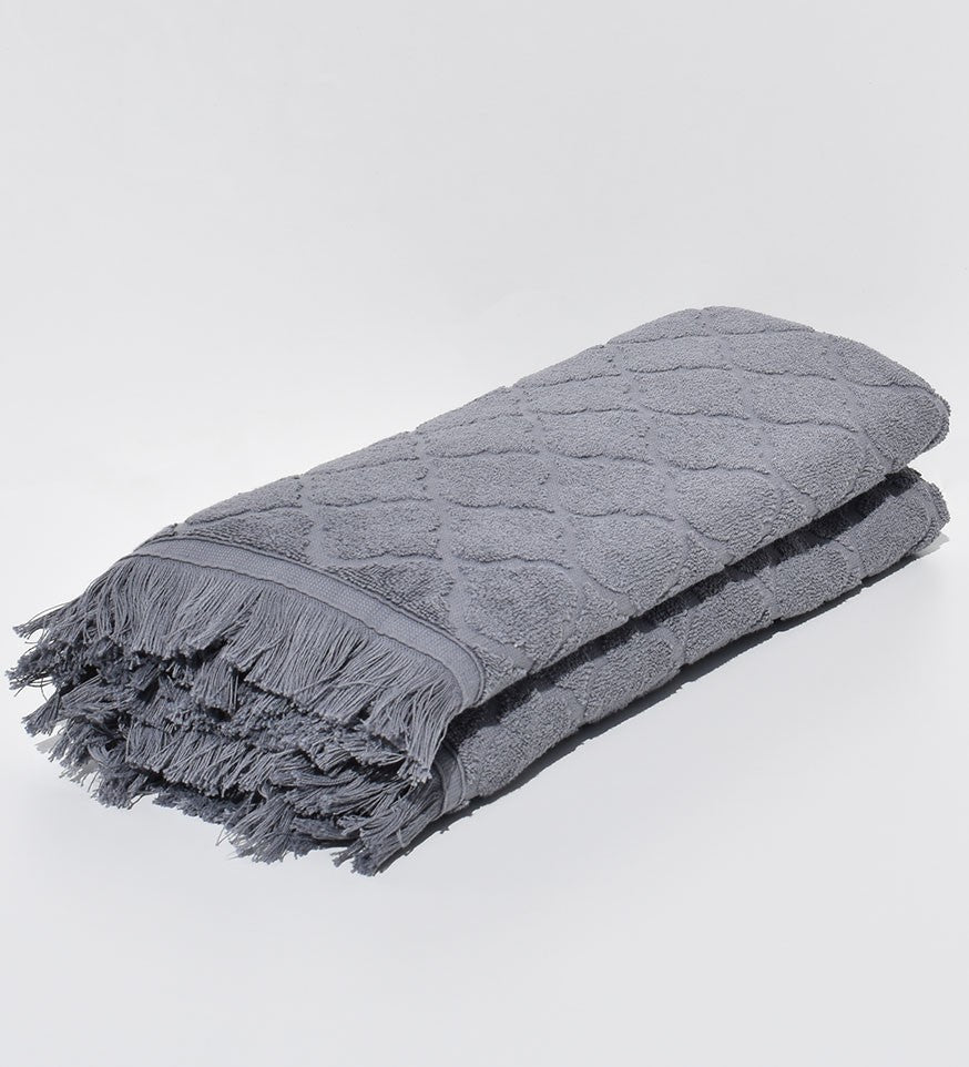 Draps de bain  Elyssa gris 