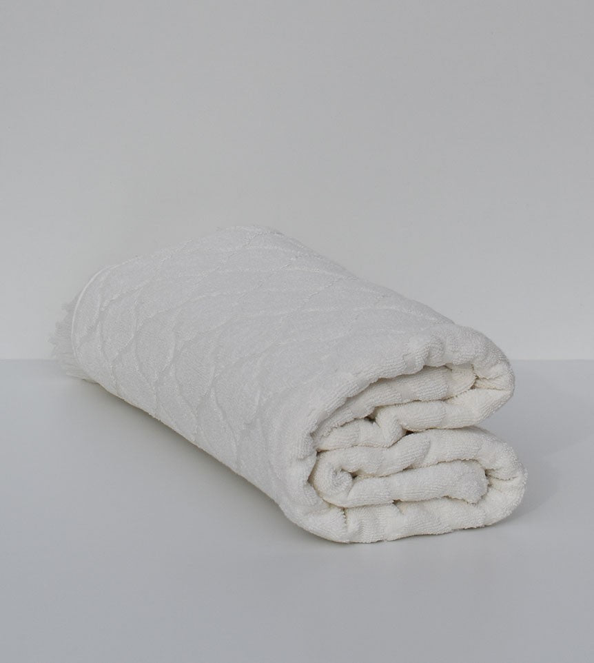 Drap de bain Elyssa écru 