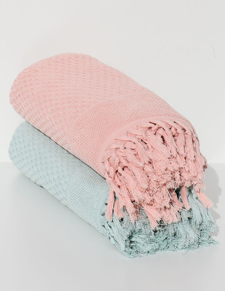 Draps de bain  HAMILCAR saumon 