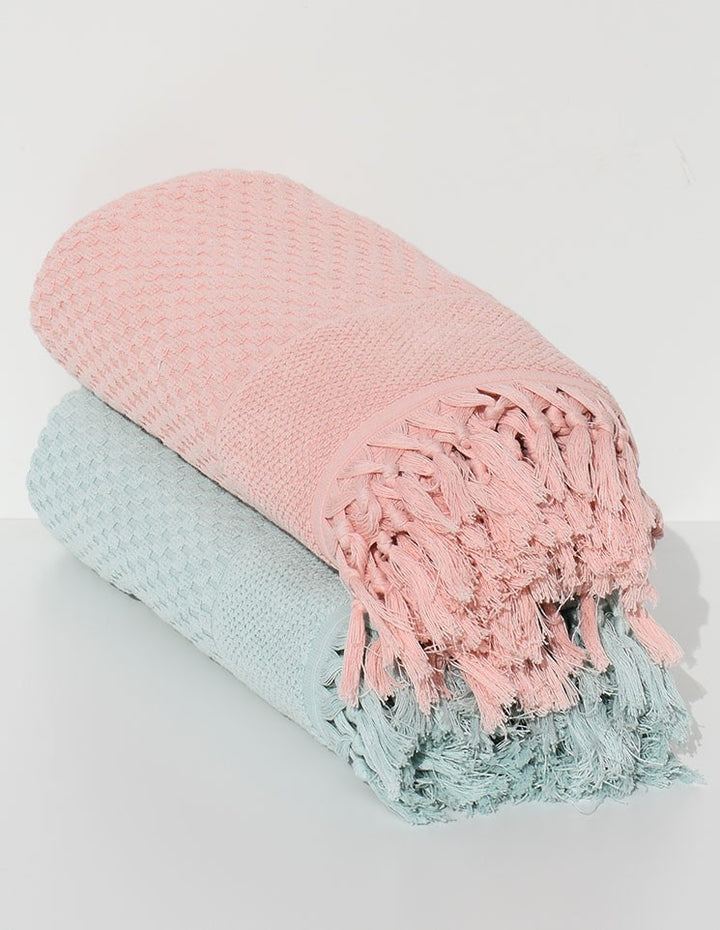 Draps de bain  HAMILCAR saumon 