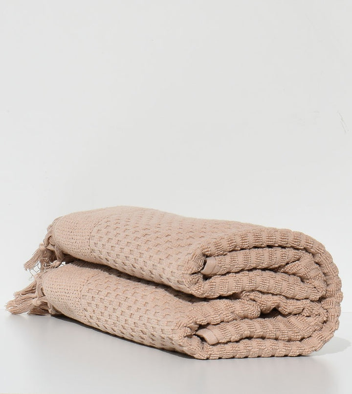 Draps de bain HAMILCAR beige foncé 
