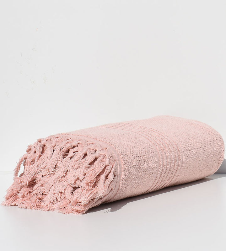 Draps  de bain HANNABAL saumon 