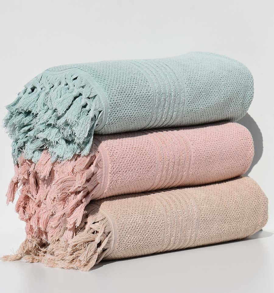 drap de bain HANNABAL beige 