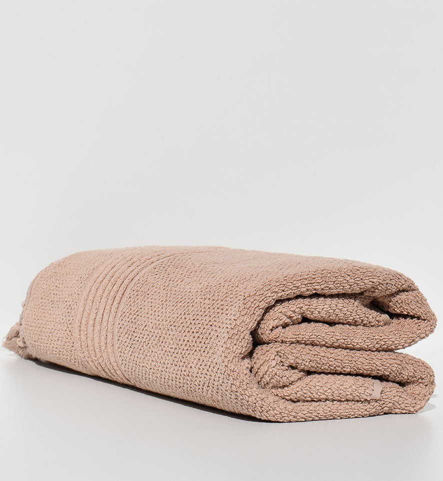 Drap de bain HANNABAL beige foncé 