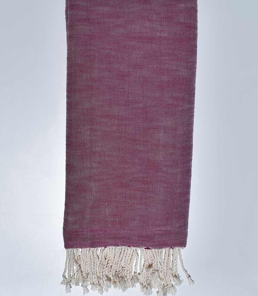 Jeté flammé prune 270*200cm 