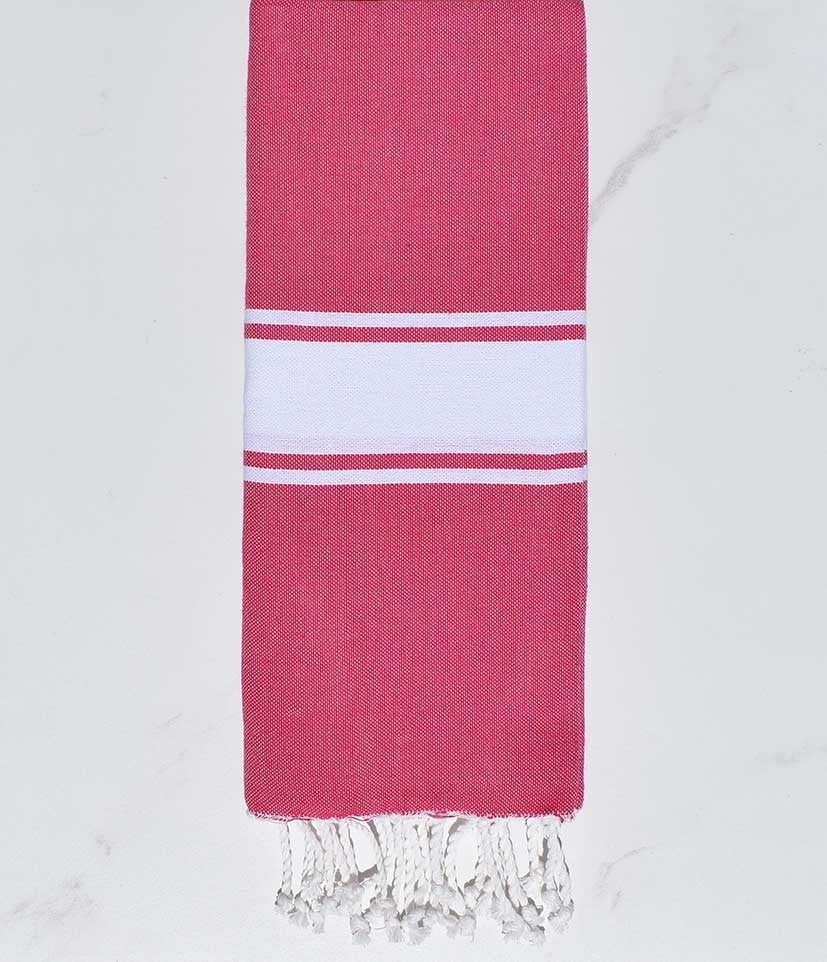 Fouta enfant plate magenta fushia Fouta Tunisia - 1