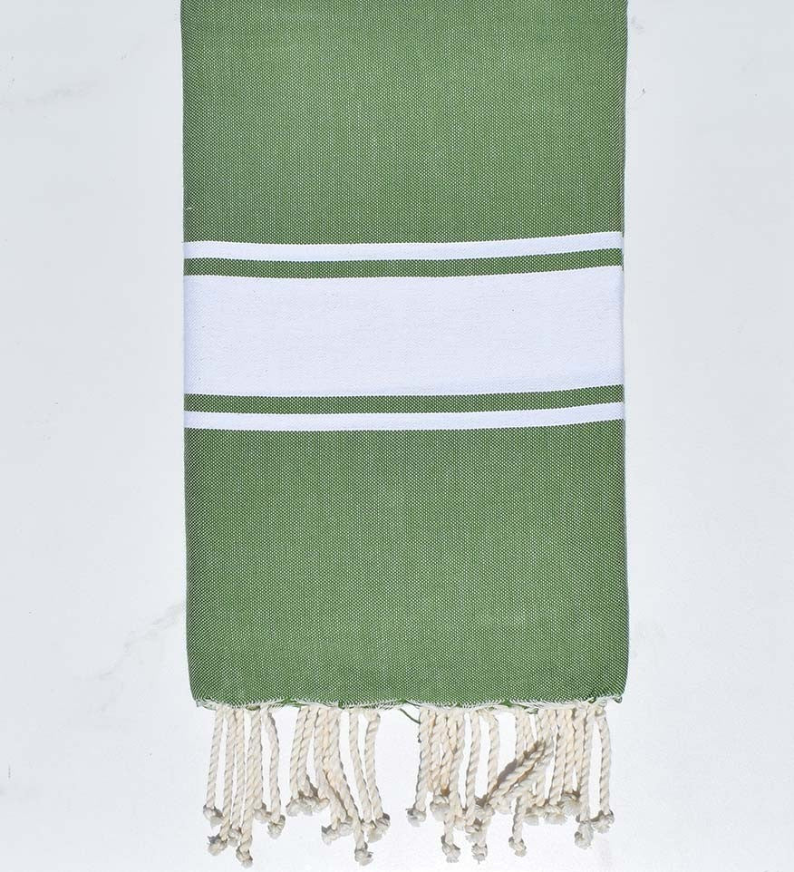 Fouta Plate vert avocat Fouta Tunisia - 1
