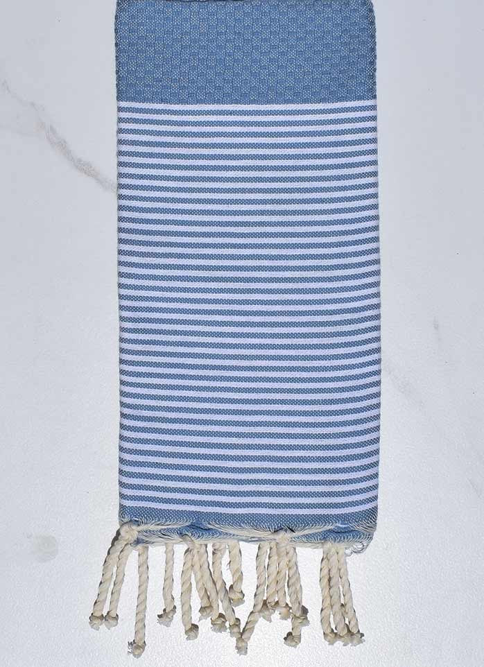 Enfant Nid d'abeille bleu charrette  - 1