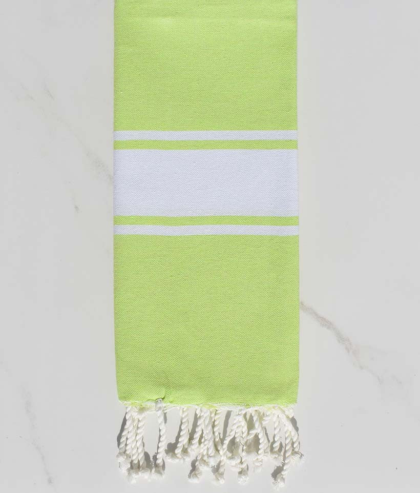 Fouta enfant vert lime Fouta Tunisia - 1