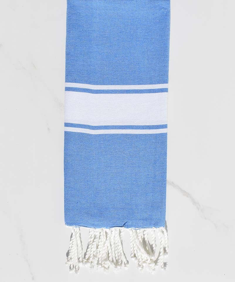 Fouta enfant bleu  - 1