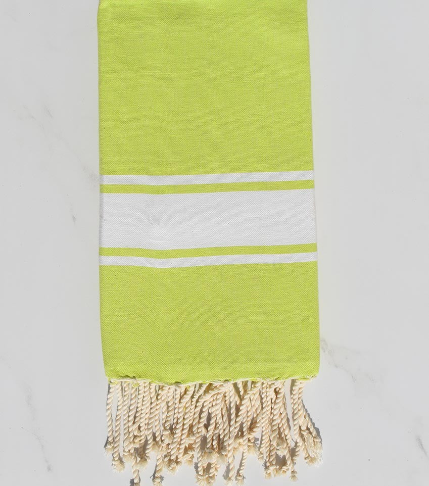 Fouta Plate vert anis Fouta Tunisia - 1