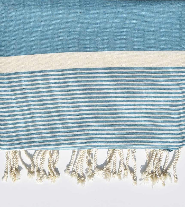 JETé bleu canard avec rayures  - 1