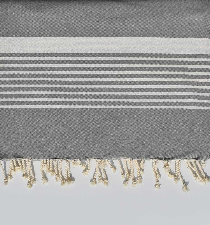 jeté gris Fouta Tunisia - 2