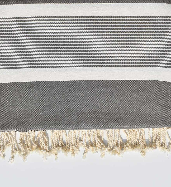 Jeté gris taupe 2m*2.80m  - 1