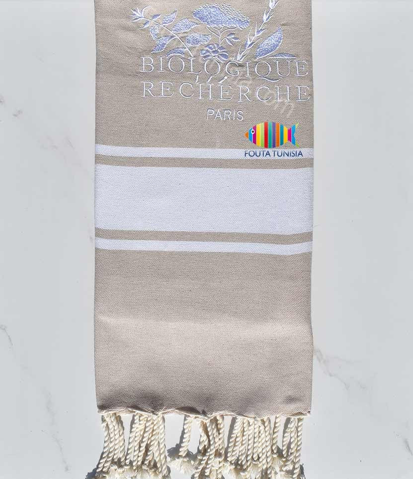 Fouta plate brodée biologique recherche Fouta Tunisia - 1