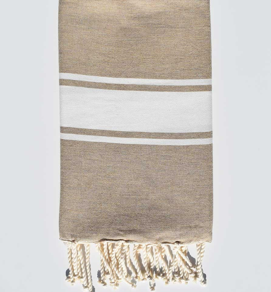 Fouta Plate grège Fouta Tunisia - 1