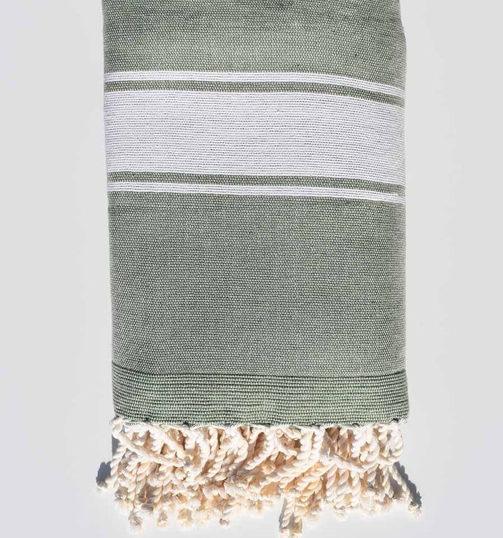 Fouta éponge vert pale Fouta Tunisia - 1