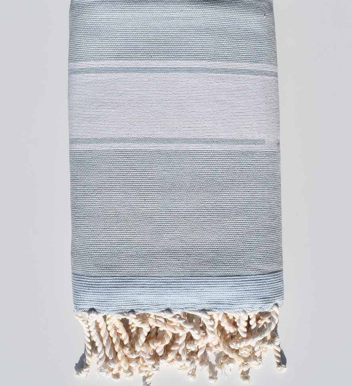 Fouta éponge bleu dragée  - 1