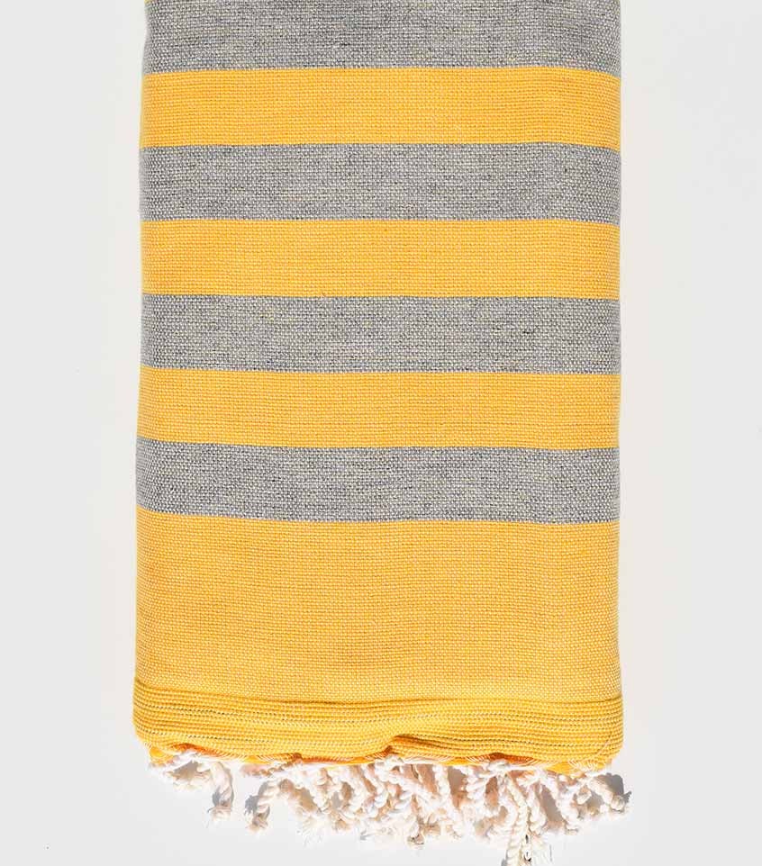 Éponge jaune et gris Fouta Tunisia - 1