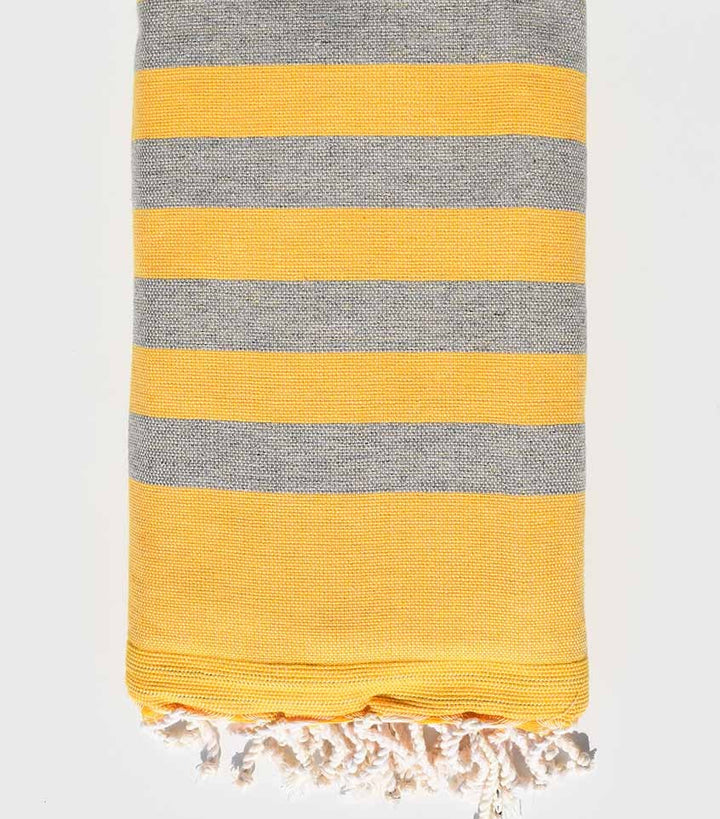 Éponge jaune et gris Fouta Tunisia - 1