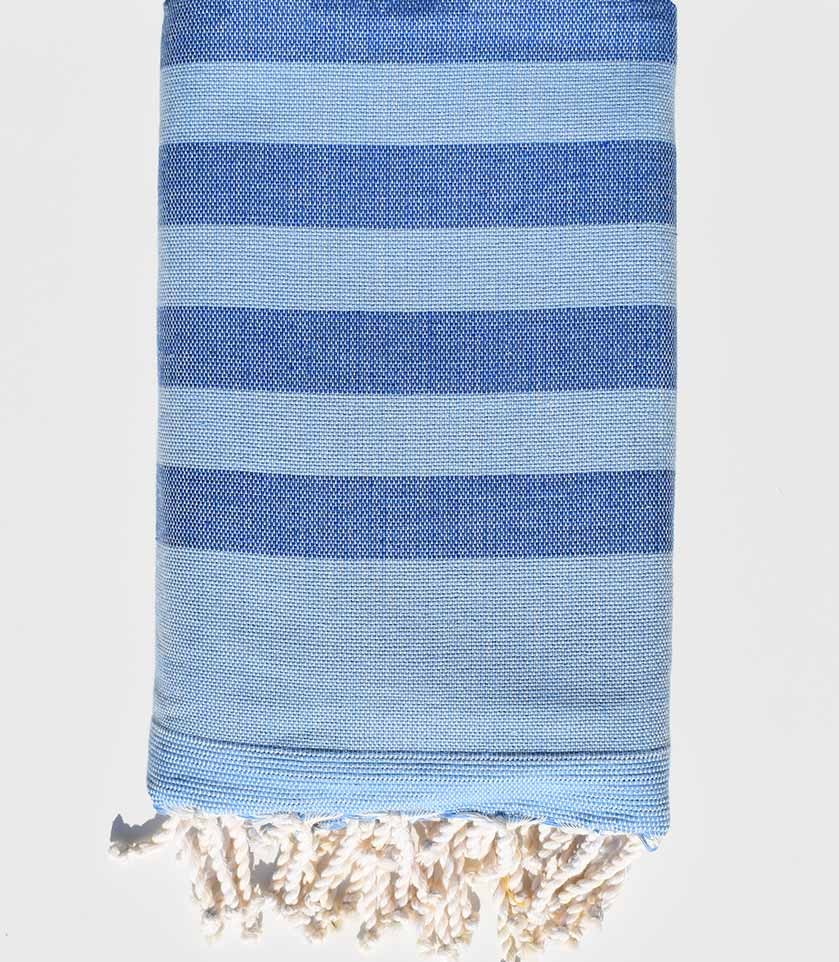 éponge couleur bleu clair et bleu  - 1