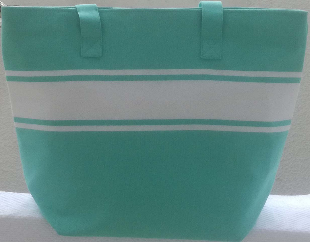 Sac de plage vert turquoise Fouta Tunisia - 1