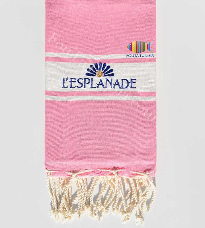 Serviette de plage brodée l'esplanade Fouta Tunisia - 2