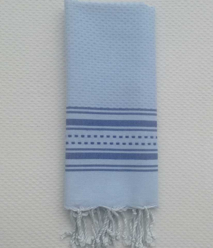 Mini fouta bleu bleuet  - 2