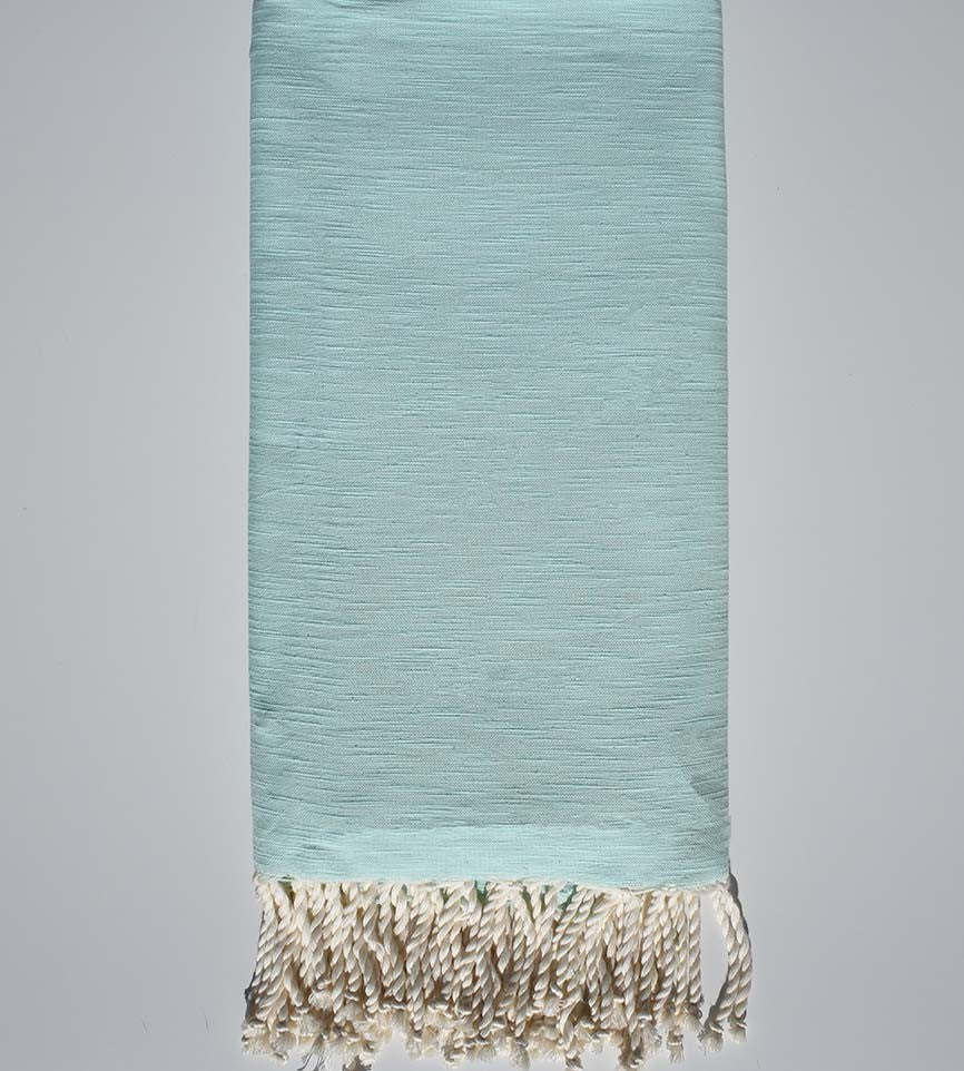 Jeté flammé turquoise clair  - 1