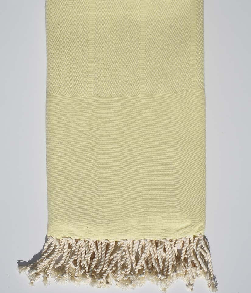 Fouta Chevron jaune Fouta Tunisia - 1