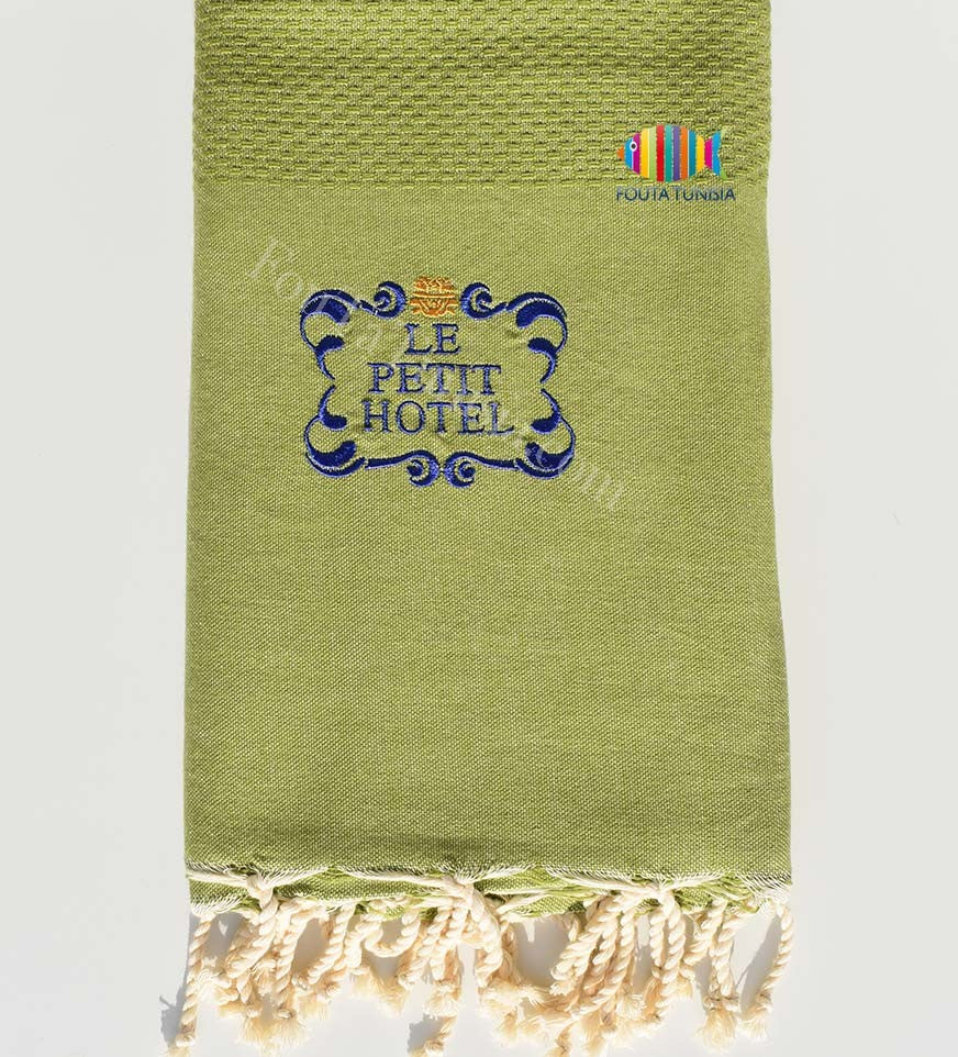 Serviette de plage personnalisée le petit hotel Fouta Tunisia - 5