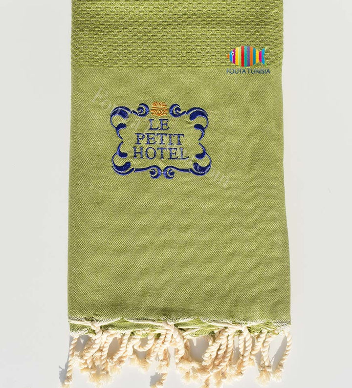 Serviette de plage personnalisée le petit hotel Fouta Tunisia - 5