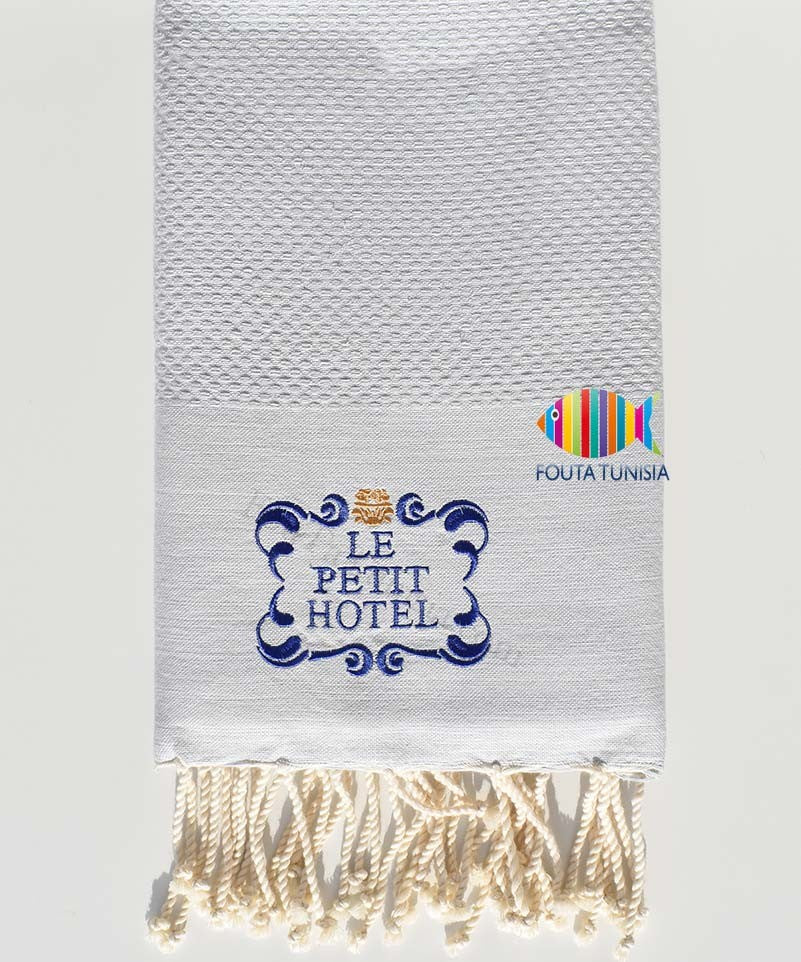 Serviette de plage personnalisée le petit hotel Fouta Tunisia - 6
