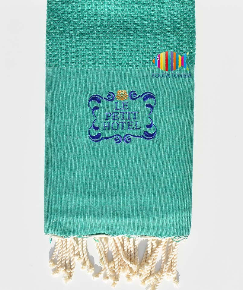 Serviette de plage personnalisée le petit hotel Fouta Tunisia - 9