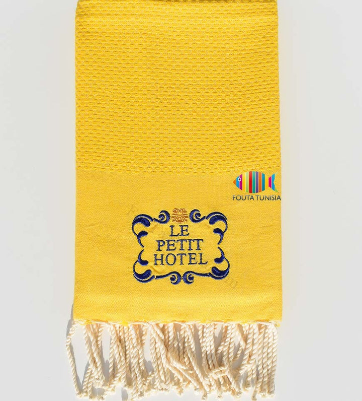 Serviette de plage personnalisée le petit hotel Fouta Tunisia - 10